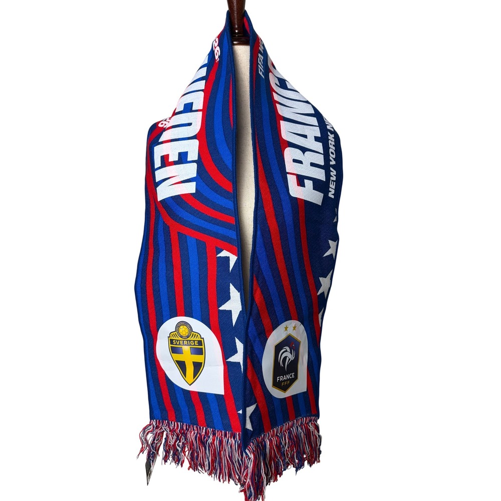 FIFA World Cup 2026 France vs Sweden Scarf New York New Jersey Limited Edition
